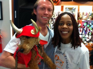 Photo of Posing with Debra Wilson Skelton at The Healthy Spot Halloween Party
