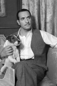 Photo of Uggie and Jean Dujardin from The Artist