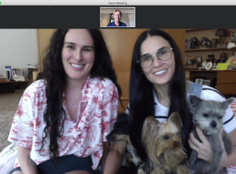 Dr. Patrick Mahaney Interviews Demi Moore and Rumer Willis For The ElleVet Sciences Pets In Need Project