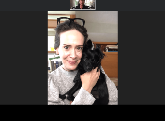 Dr. Patrick Mahaney Interviews Sarah Paulson for the ElleVet Sciences Pets In Need Project