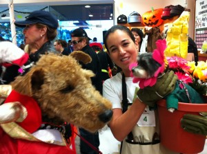 At Healthy Spot Halloween Party with Flowerpot Friend Photo of At Healthy Spot Halloween Party with Flowerpot Friend