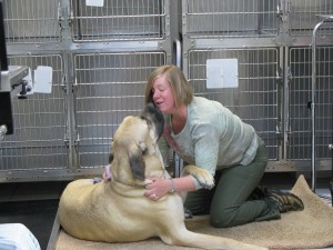 Photo of Susan Davis Gets Kisses From A Patient