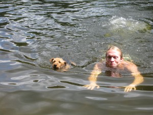 Photo of Cardiff and Dr Patrick Mahaney Swim