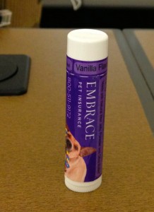 Embrace Pet Insurance lip balm BlogPaws 2013 - Version 2